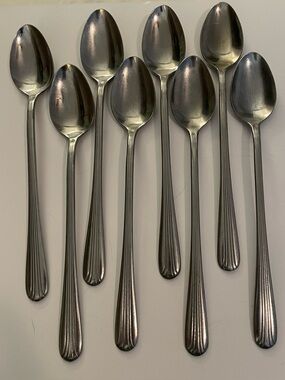 Insico Stainless Picadilly Ice Tea Spoons Set Of 8